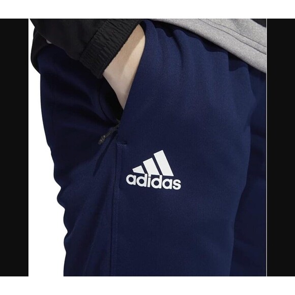 Adidas Training Pants Women’s 2XL Navy Blue Stadium Tapered Aeroready HB6798 NWT - Picture 7 of 16